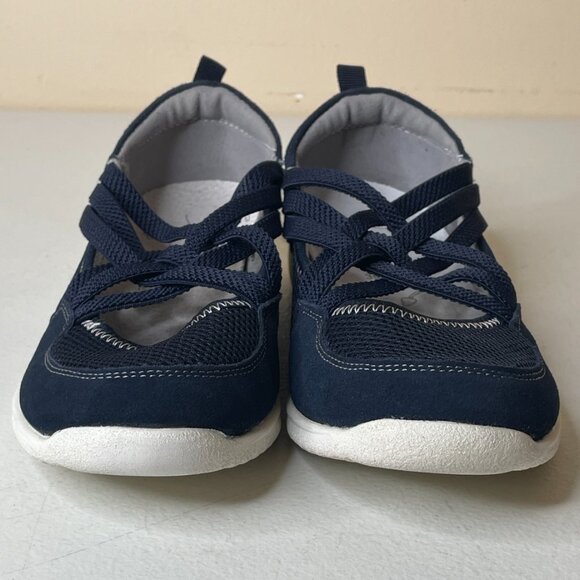 Spring Step Women’s Marilena Slip-on Shoes Navy Mesh Suede Size 39 US 8.5 - Picture 8 of 16